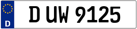 Truck License Plate